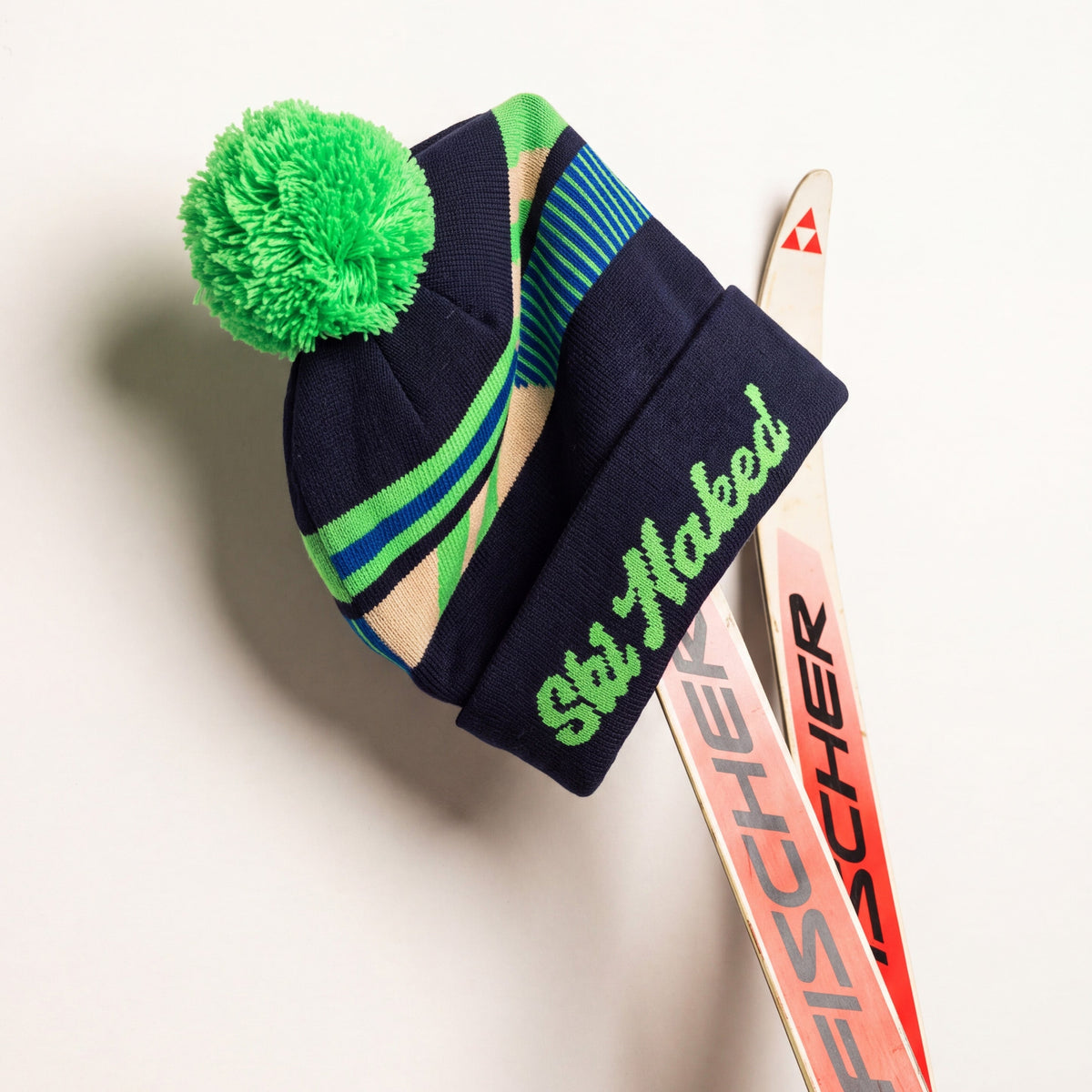 The Ski Naked | Neon Ski Ski Beanie - Shinesty - Flyclothing LLC
