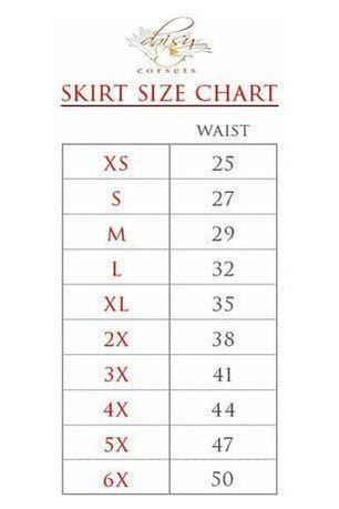 Daisy Corsets Celestial Faux Leather Fringe Skirt - Daisy Corsets