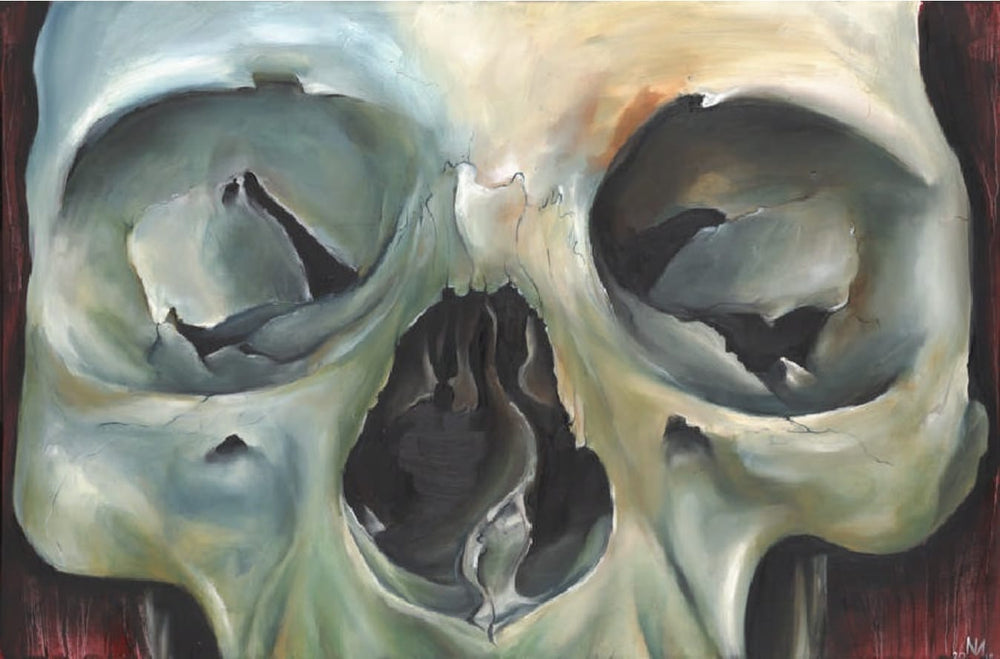 Black Market Art Company Skull Study Print