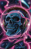 Black Market Art Company Skull Vibes Print