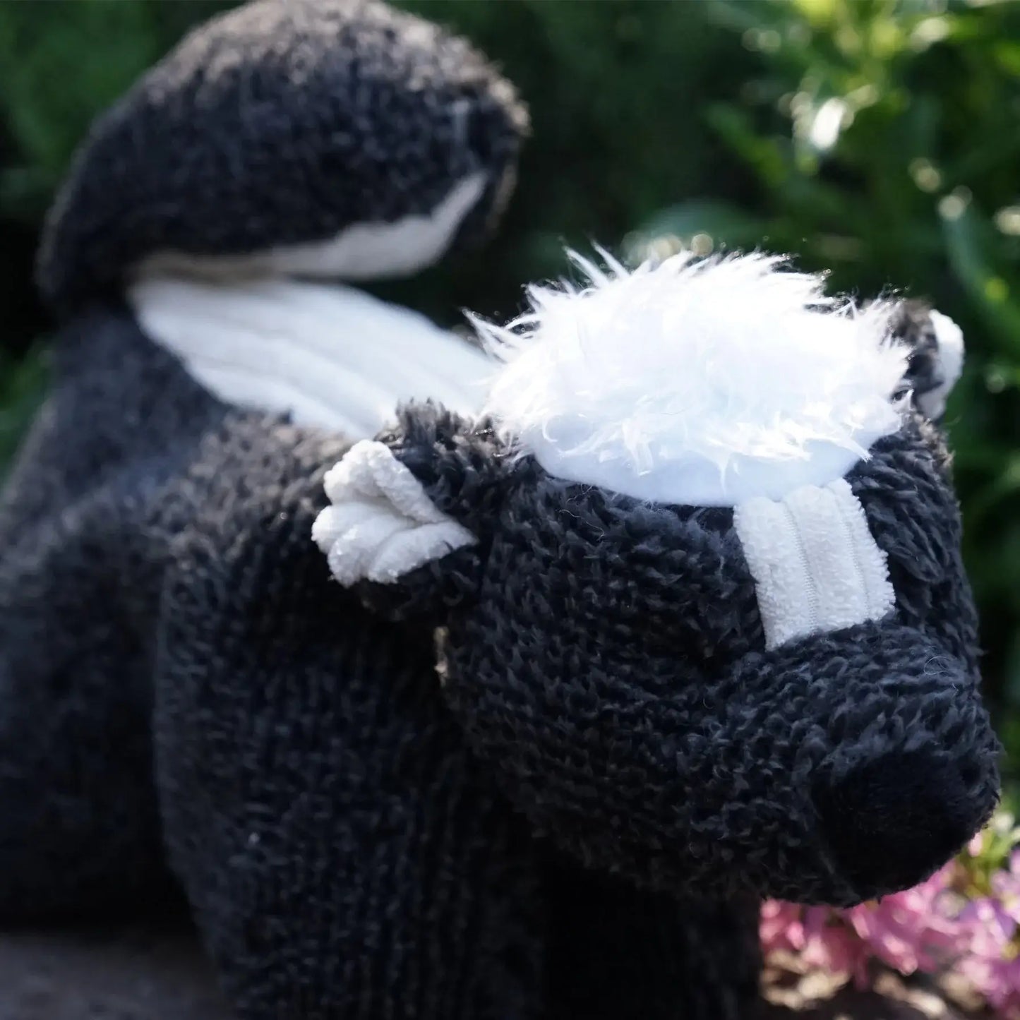 Squooshie™ Skunk Plush Dog Toy - HuggleHounds - Flyclothing LLC