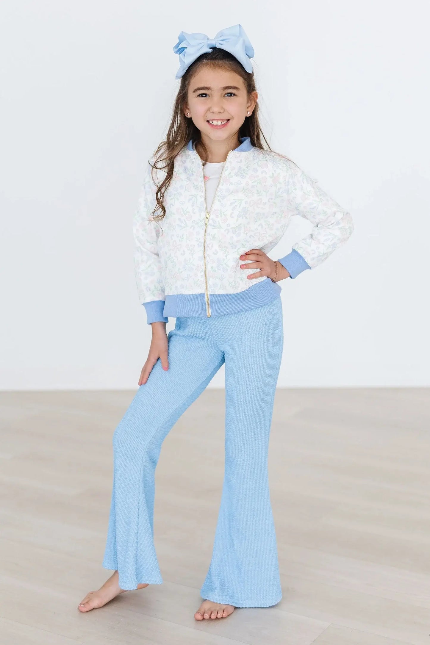 Sky Blue Scrunchy Bells - Mila & Rose ® - Flyclothing LLC