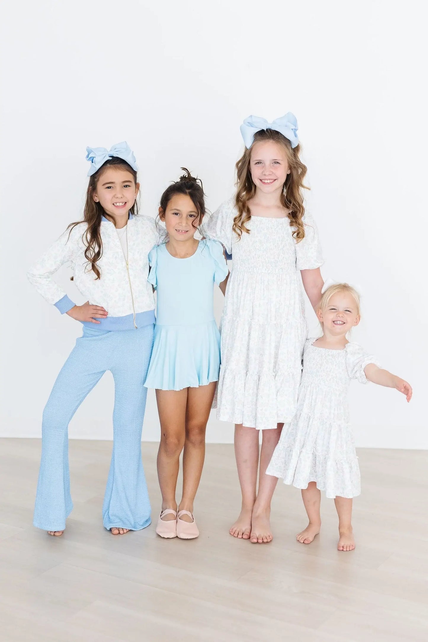 Sky Blue Scrunchy Bells - Mila & Rose ® - Flyclothing LLC