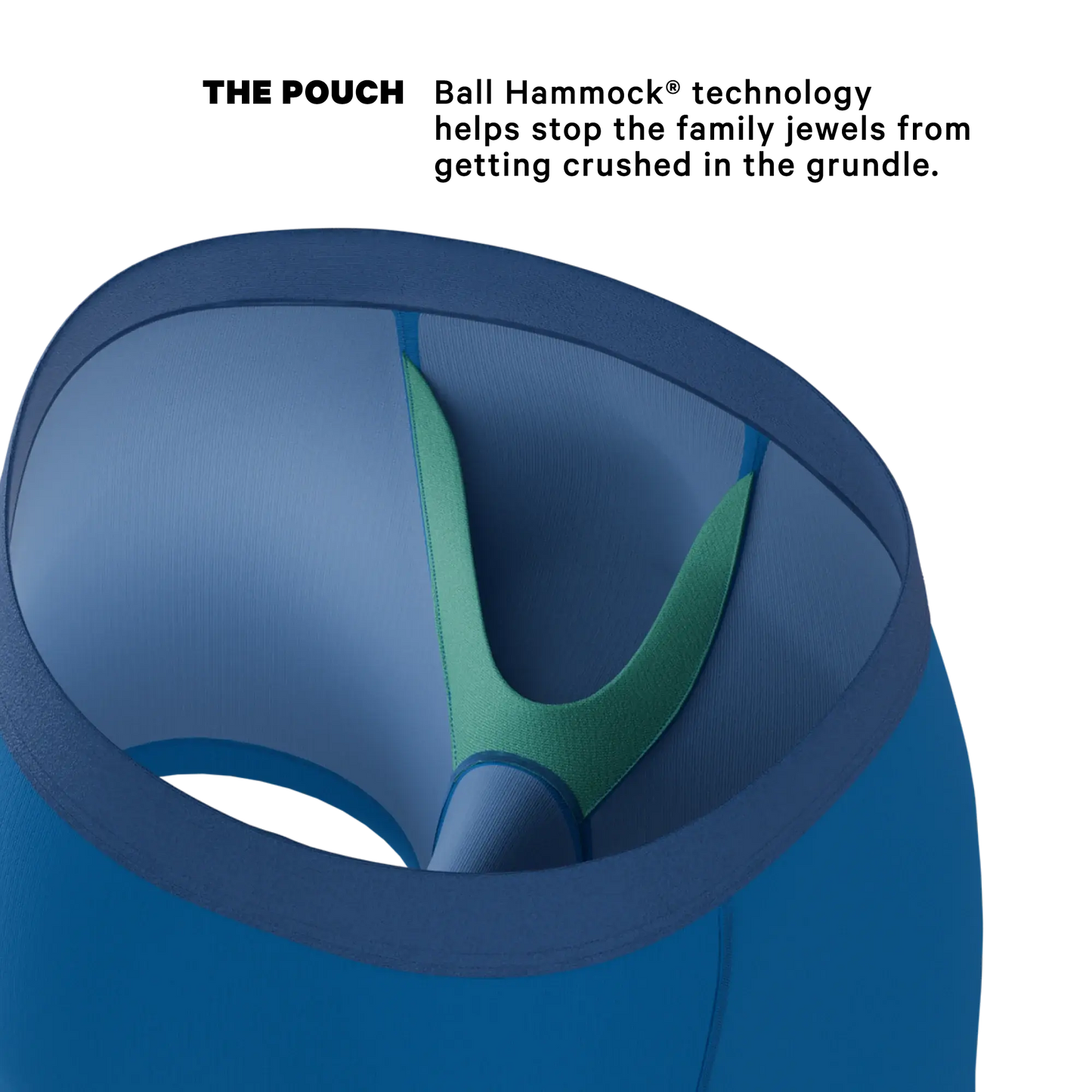 The Skydiver | Ocean Blue Ball Hammock® Pouch Underwear - Shinesty - Flyclothing LLC