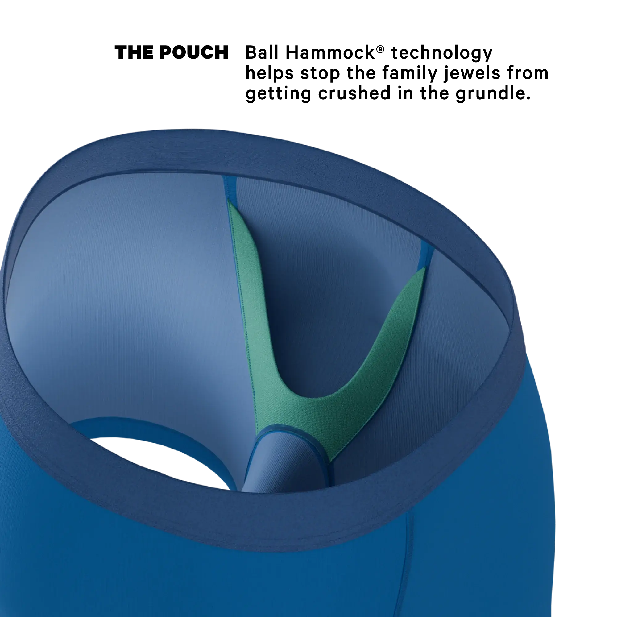 The Skydiver | Ocean Blue Ball Hammock® Pouch Underwear - Shinesty - Flyclothing LLC