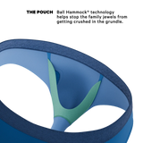 The Skydiver | Ocean Blue Ball Hammock® Pouch Underwear Briefs - Shinesty - Flyclothing LLC