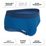 The Skydiver | Ocean Blue Ball Hammock® Pouch Underwear Briefs - Shinesty - Flyclothing LLC