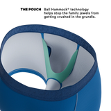 The Skydiver | Ocean Blue Ball Hammock® Pouch Trunks Underwear - Shinesty - Flyclothing LLC