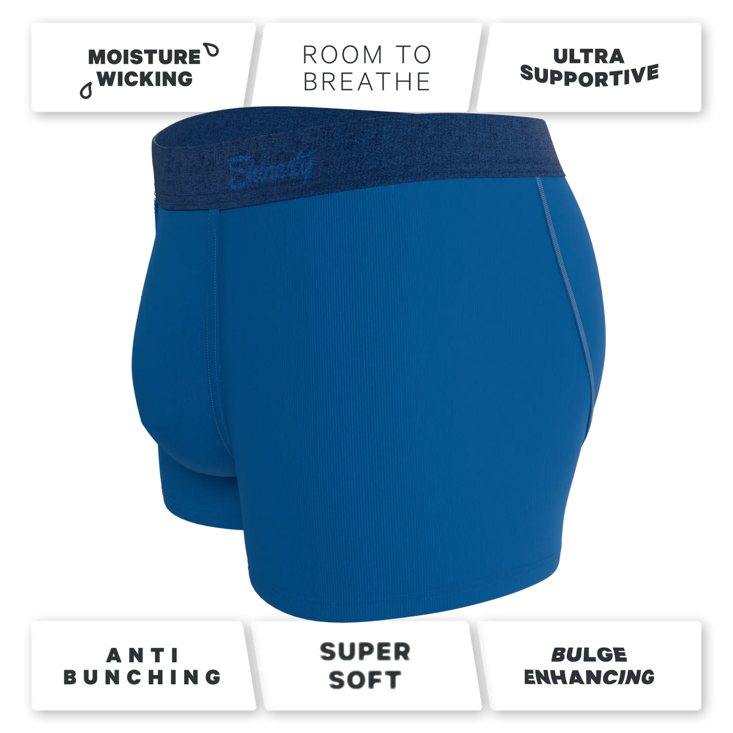 The Skydiver | Ocean Blue Ball Hammock® Pouch Trunks Underwear - Shinesty - Flyclothing LLC