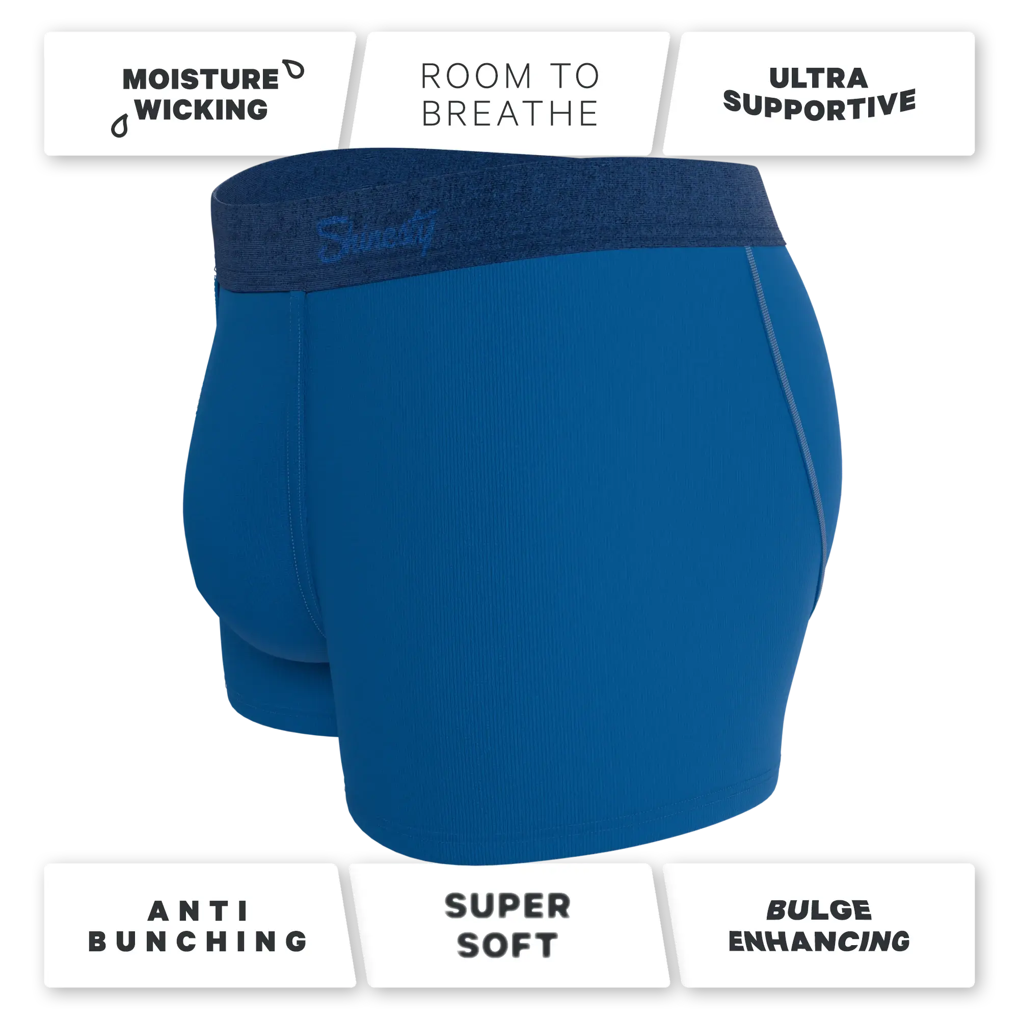 The Skydiver | Ocean Blue Ball Hammock® Pouch Trunks Underwear - Shinesty - Flyclothing LLC
