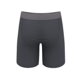 The Slate Expectations | Grey Tonal Long Leg Ball Hammock® Pouch Underwear With Fly - Shinesty - Flyclothing LLC