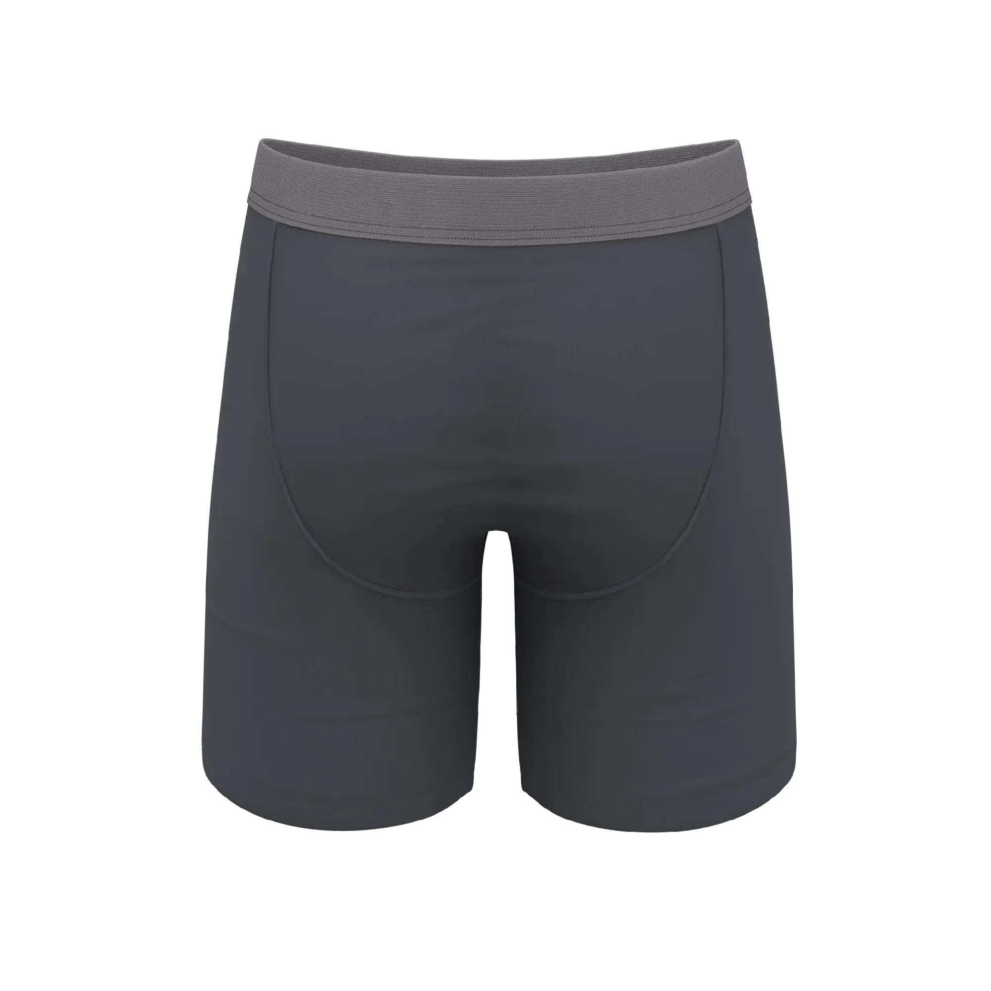 The Slate Expectations | Grey Tonal Long Leg Ball Hammock® Pouch Underwear With Fly - Shinesty - Flyclothing LLC