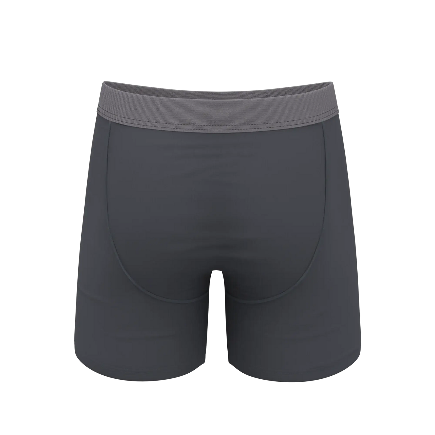 The Slate Expectations | Grey Tonal Ball Hammock® Pouch Underwear With Fly - Shinesty - Flyclothing LLC