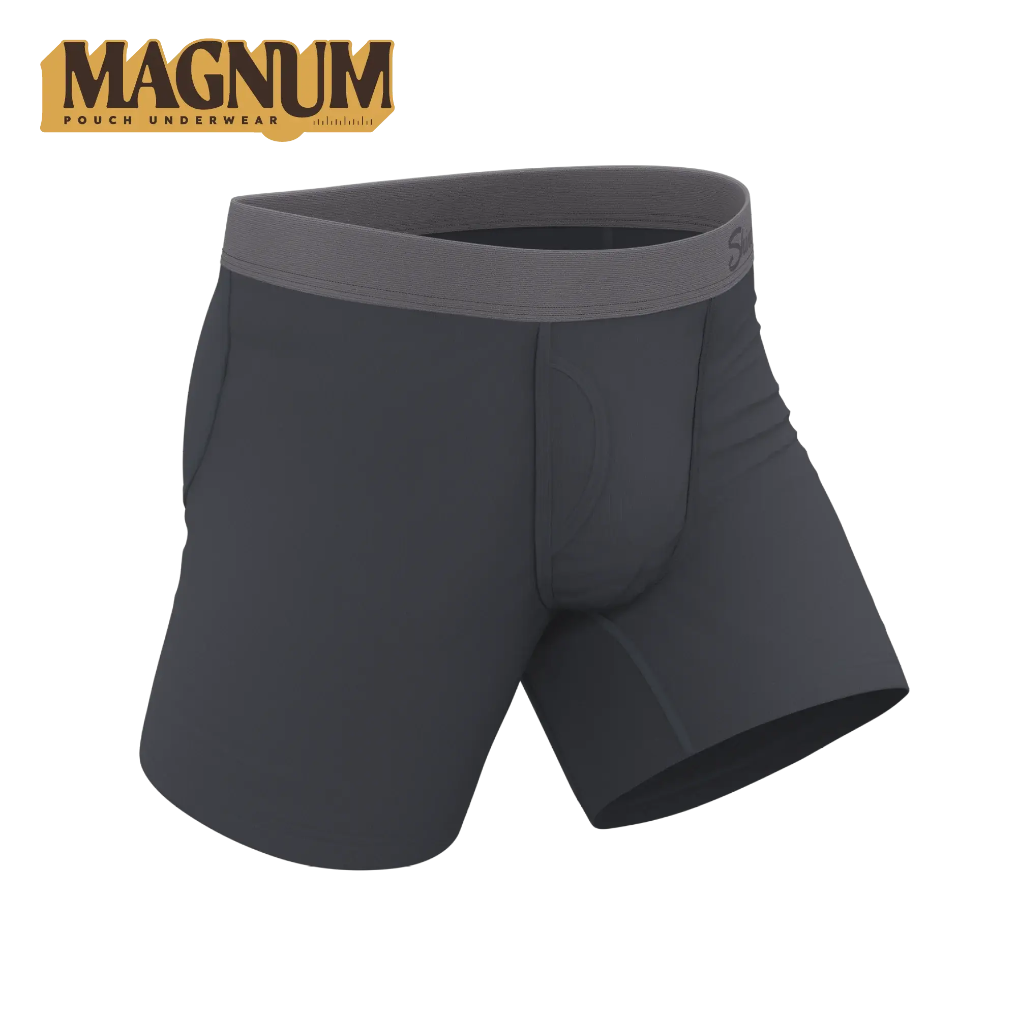 The Slate Expectations | Grey Tonal Ball Hammock® Magnum Big Pouch Underwear - Shinesty - Flyclothing LLC