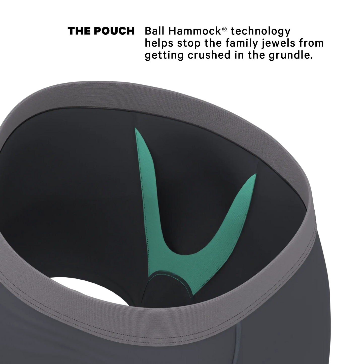 The Slate Expectations | Grey Tonal Ball Hammock® Pouch Underwear - Shinesty - Flyclothing LLC