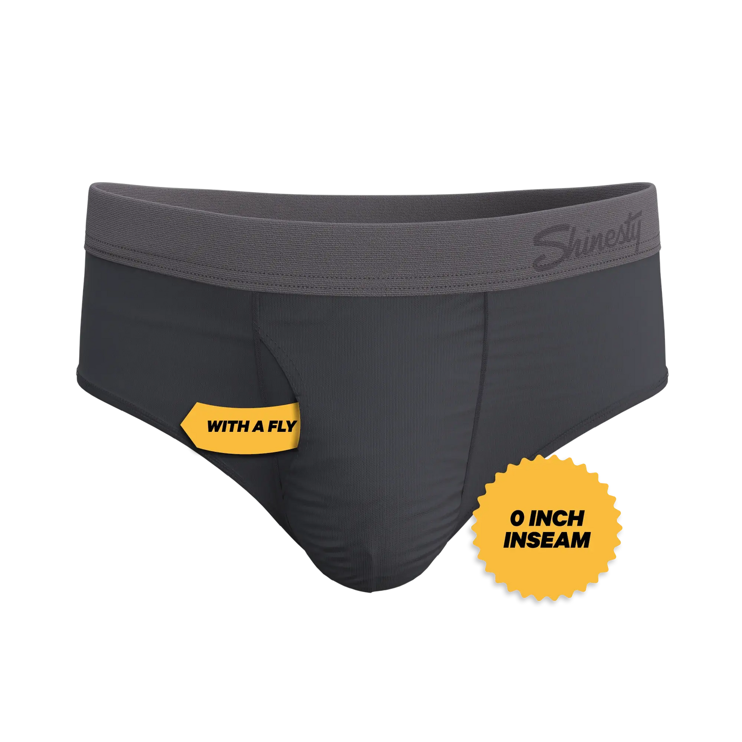 The Slate Expectations | Grey Tonal Ball Hammock® Pouch Underwear Briefs - Shinesty - Flyclothing LLC