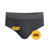 The Slate Expectations | Grey Tonal Ball Hammock® Pouch Underwear Briefs - Shinesty - Flyclothing LLC