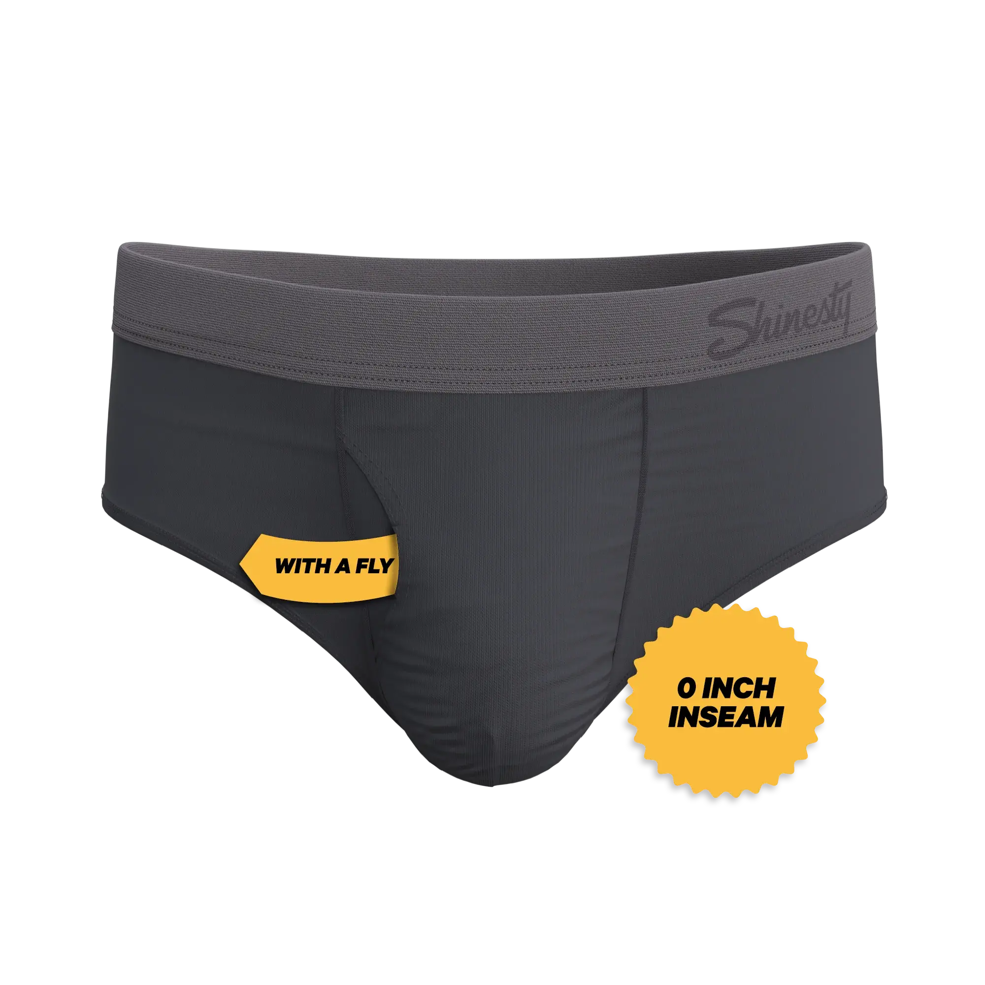 The Slate Expectations | Grey Tonal Ball Hammock® Pouch Underwear Briefs - Shinesty - Flyclothing LLC