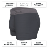 The Slate Expectations | Grey Tonal Ball Hammock® Pouch Trunks Underwear - Shinesty - Flyclothing LLC