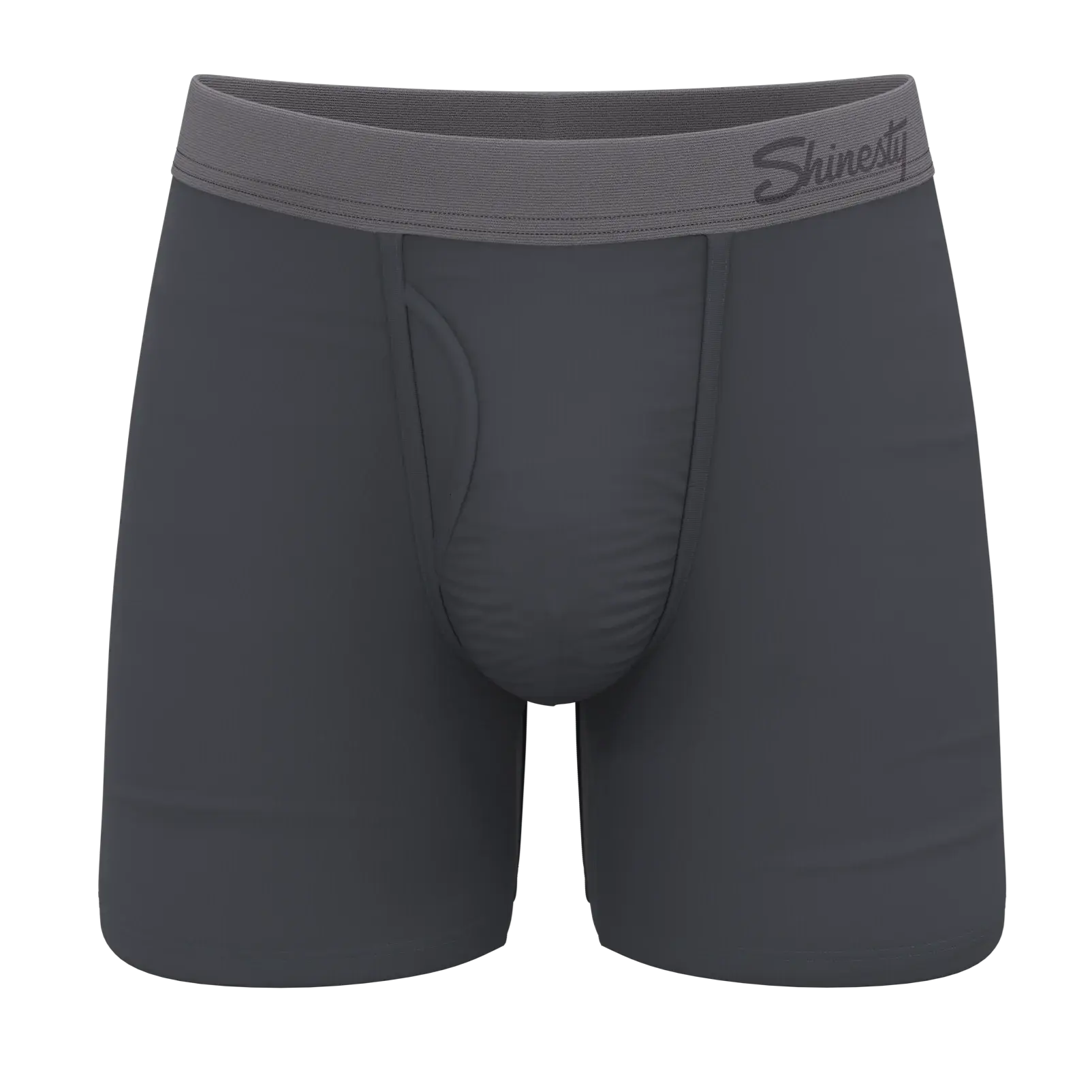The Slate Expectations | Grey Tonal Ball Hammock® Pouch Underwear With Fly - Shinesty - Flyclothing LLC