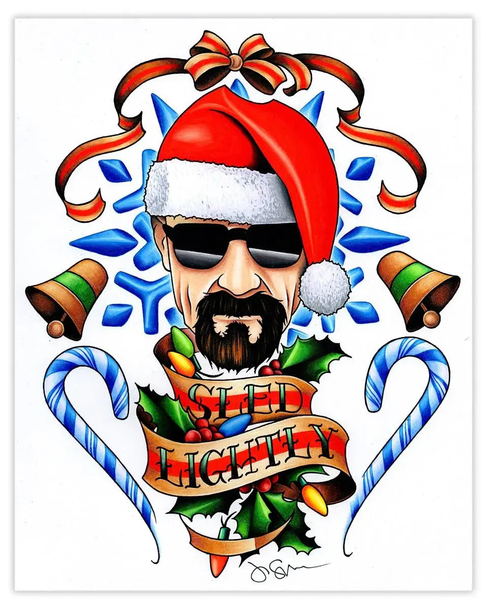 Black Market Art Company Sled Lightly Print - Black Market Art Company - Flyclothing LLC