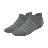 The Sleek | Gray Waves Heel Hammock™ Ankle Socks - Shinesty - Flyclothing LLC