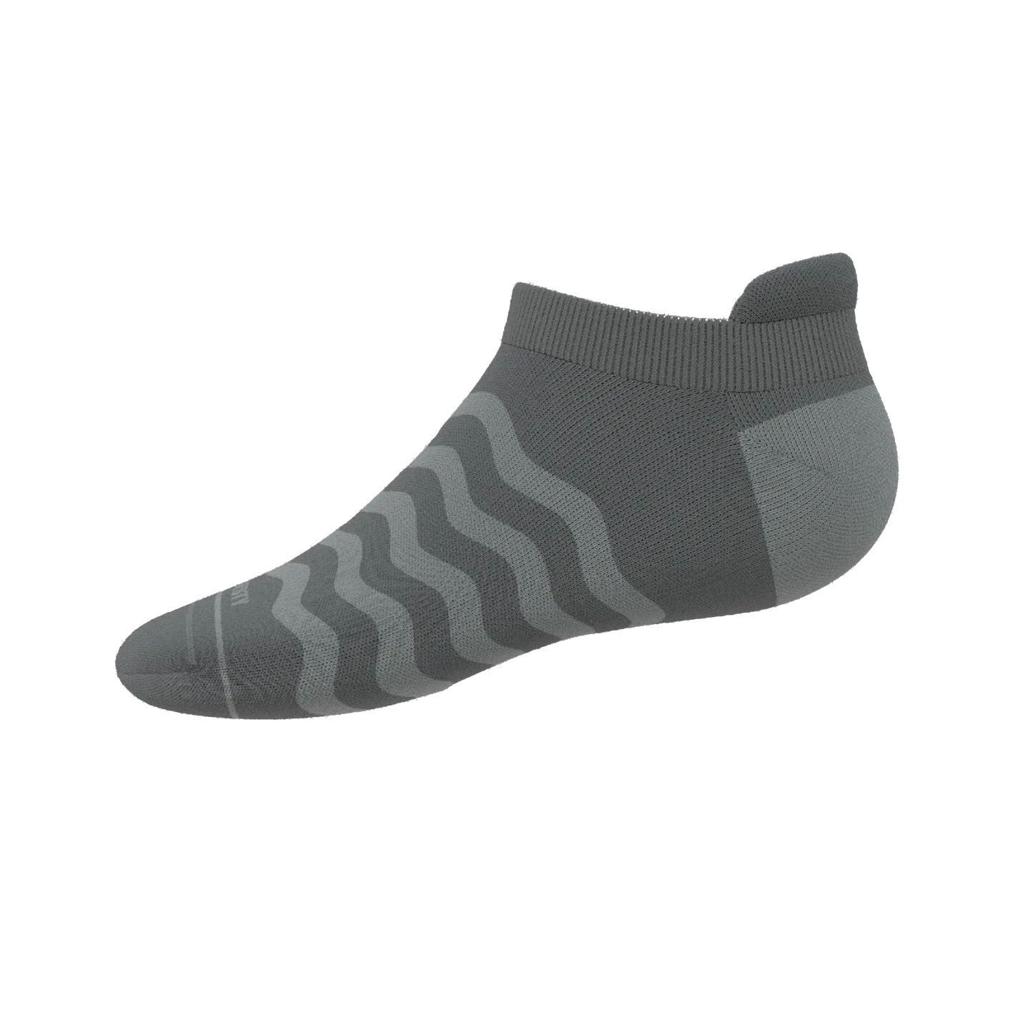 The Sleek | Gray Waves Heel Hammock™ Ankle Socks - Shinesty - Flyclothing LLC