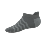 The Sleek | Gray Waves Heel Hammock™ Ankle Socks - Shinesty - Flyclothing LLC