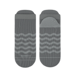 The Sleek | Gray Waves Heel Hammock™ Ankle Socks - Shinesty - Flyclothing LLC
