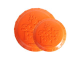 Bottle Top Flyer Rubber Frisbee for Dogs | Orange | Vet Approved | USA Made - SodaPup/True Dogs, LLC - Flyclothing LLC