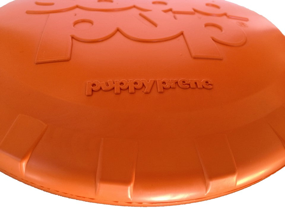 Bottle Top Flyer Rubber Frisbee for Dogs | Orange | Vet Approved | USA Made - SodaPup/True Dogs, LLC - Flyclothing LLC