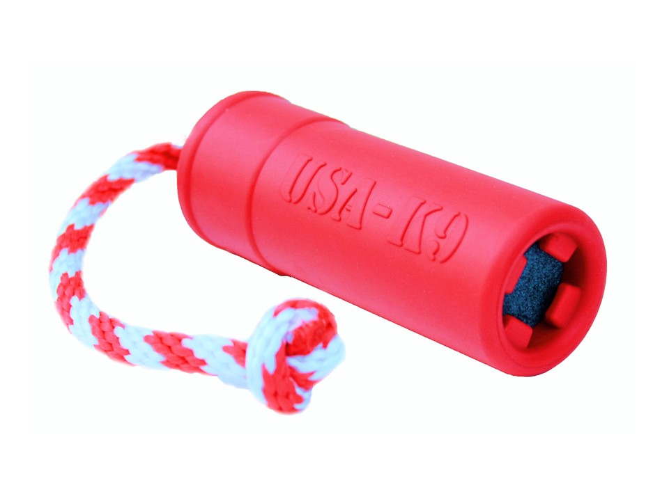 USA-K9 Firecracker Floating Training Dummy | K9 Handler Reward Toy | Red | USA Made - SodaPup/True Dogs, LLC - Flyclothing LLC