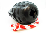 USA-K9 Magnum Grenade - Black Magnum Rubber Chew Toy for Extreme Chewers | USA Made - SodaPup/True Dogs, LLC - Flyclothing LLC
