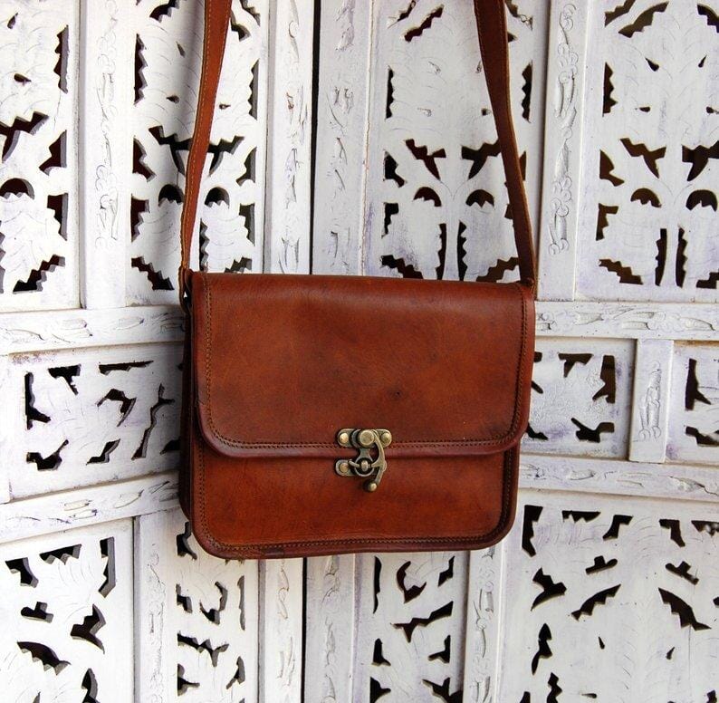 The Feminine Crossbody - Classy Leather Bags - Flyclothing LLC