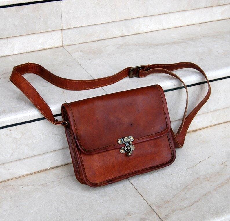 The Feminine Crossbody - Classy Leather Bags - Flyclothing LLC