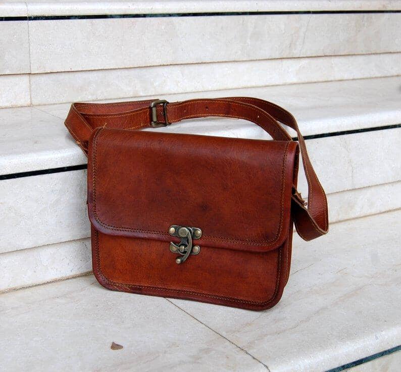 The Feminine Crossbody - Classy Leather Bags - Flyclothing LLC