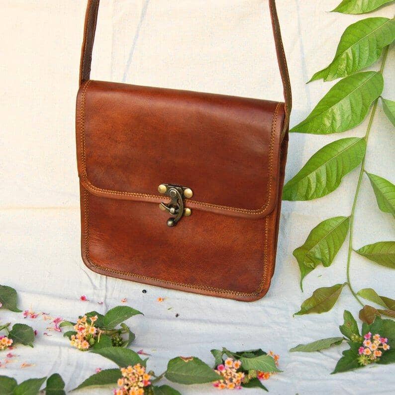The Feminine Crossbody - Classy Leather Bags - Flyclothing LLC