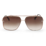 Smaller Bella Coffee - Tangle Free Aviator Sunglasses - TopFoxx - Flyclothing LLC
