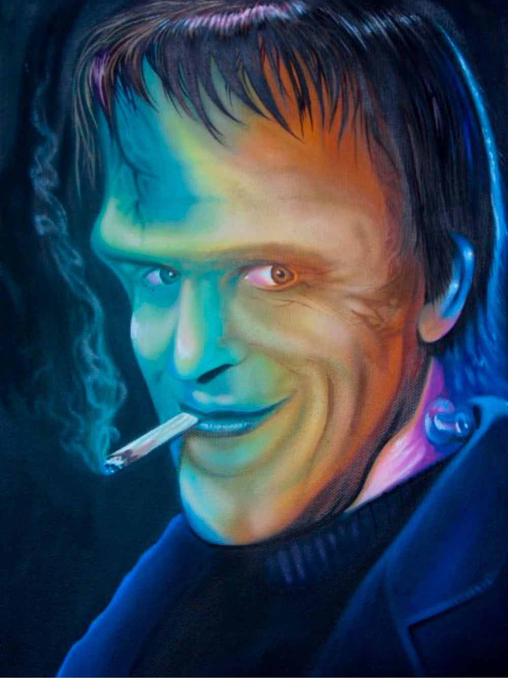 Black Market Art Company Smoke Break Print