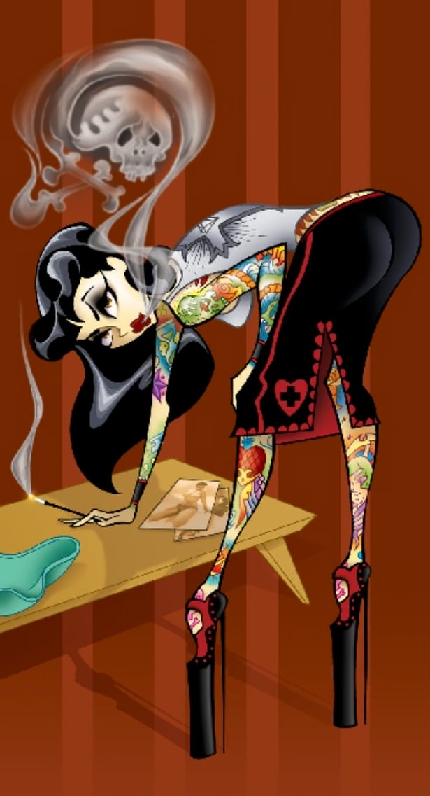 Black Market Art Company Smoke Print