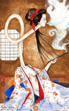 Black Market Art Company Smoking Siren Print