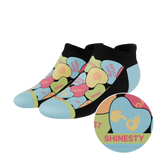 The Smooth Talker | Candy Hearts Heel Hammock™ Ankle Socks - Shinesty - Flyclothing LLC