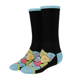 The Smooth Talker | Candy Hearts Heel Hammock™ Crew Socks - Shinesty - Flyclothing LLC