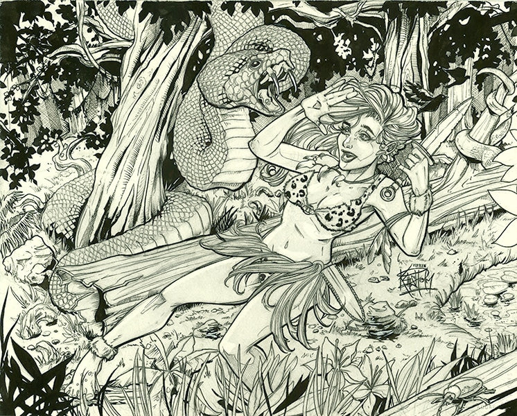 Black Market Art Company Snakebite Print