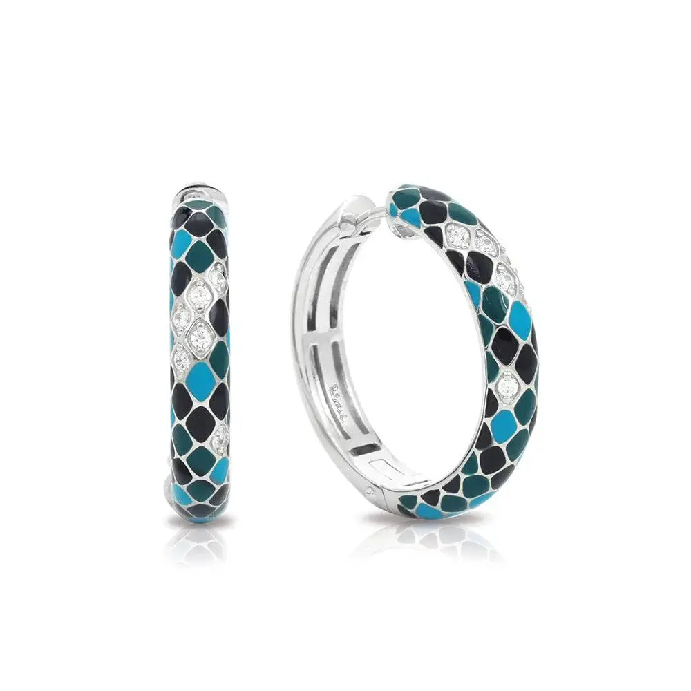 Snakeskin Constellations Hoop Earrings - Belle Étoile Jewelry - Flyclothing LLC