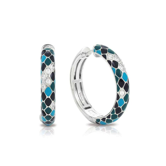 Snakeskin Constellations Hoop Earrings - Belle Étoile Jewelry - Flyclothing LLC