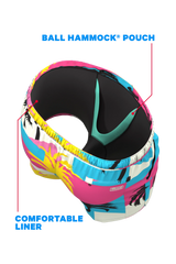 The SoCal Summer | Black and Pink Tropical Ball Hammock® Pouch 5" Swim Trunks - Shinesty - Flyclothing LLC