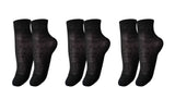 TITTIMITTI® Women’s 100% Organic Mercerized Cotton Filo di Scozia Socks — 3-Pack, Made in Italy - tittimitti - Flyclothing LLC