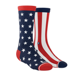 The Socky Balboa | American Flag Heel Hammock™ Crew Socks