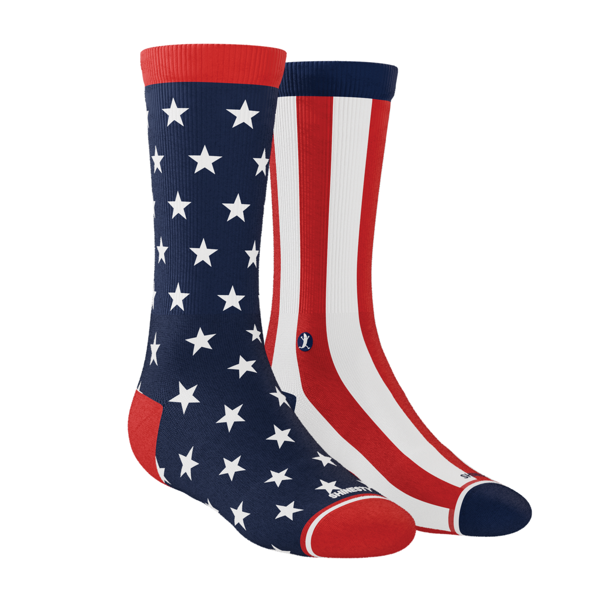 The Socky Balboa | American Flag Heel Hammock™ Crew Socks